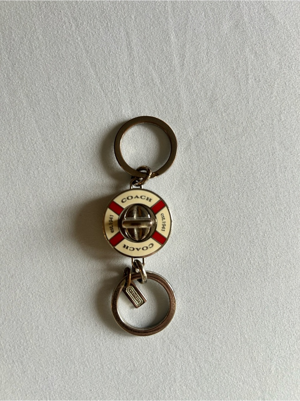 COACH Lifesaver Keychain Valet